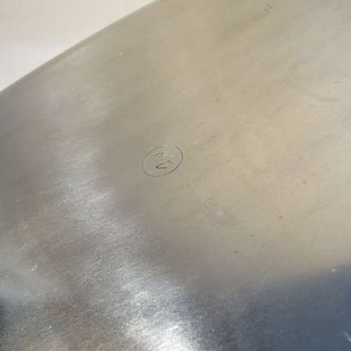 Vintage SADF bedpan - Stainless steel