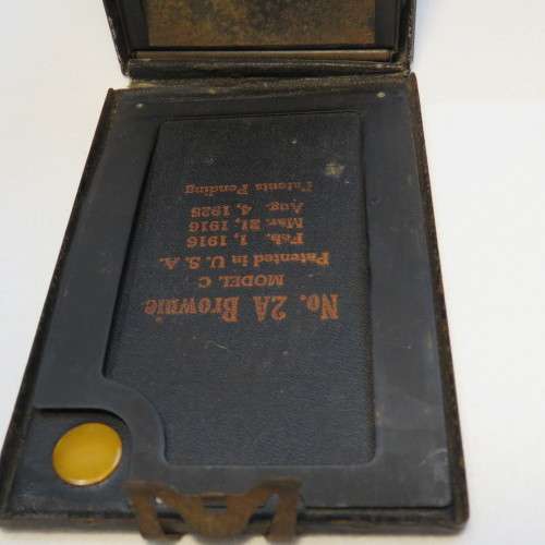 Kodak ZA Large Brownie camera - Well used - Some rust