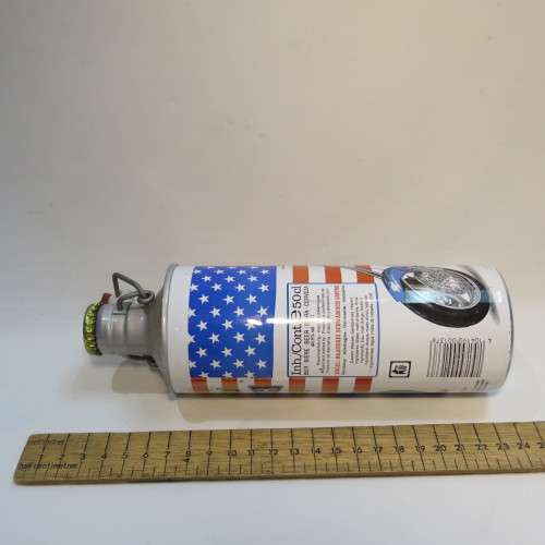 Vintage Fancy Biker beer tin bottle - Still sealed - Not to be consumed