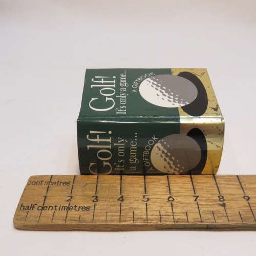 Golf - It`s only a game - Miniature gift book