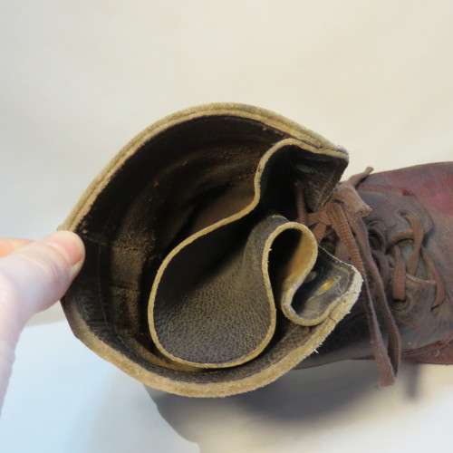 Pair of early SADF leather boots - Looks like size 8