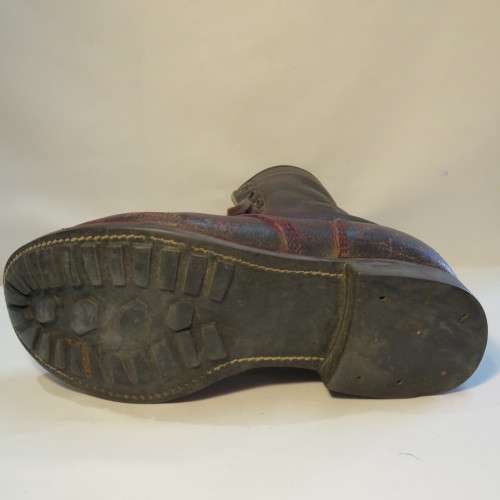 Pair of early SADF leather boots - Looks like size 8