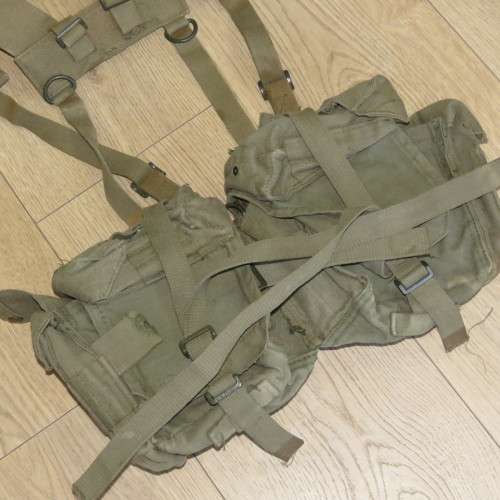 SADF webbing kidney pouches with yoke