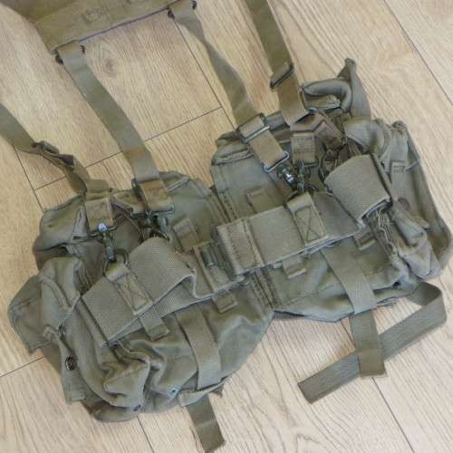SADF webbing kidney pouches with yoke