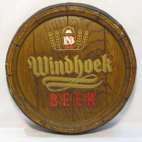 Vintage bar wall hanging decoration plaque - Windhoek Beer - Foam mini side barrel