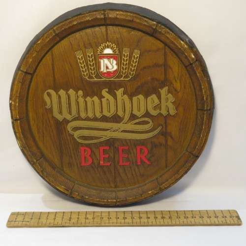 Vintage bar wall hanging decoration plaque - Windhoek Beer - Foam mini side barrel