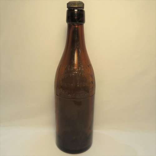 Quart SA Breweries bottle - Antique - With Lion Lager stopper
