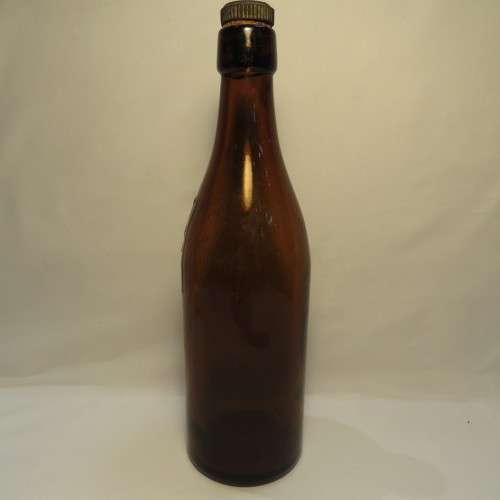 Quart SA Breweries bottle - Antique - With Lion Lager stopper