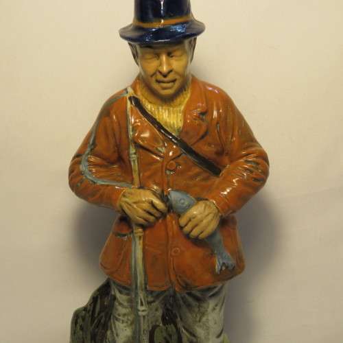 Vintage Luxardo Cherry Liqueur Fisher man decanter - With contents - Not to be consumed