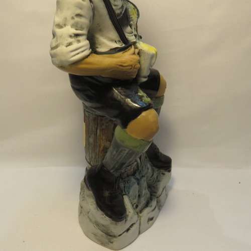 Vintage Luxardo Cherry Liqueur German man decanter - With contents - Not to be consumed
