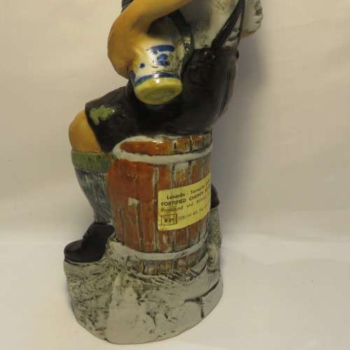 Vintage Luxardo Cherry Liqueur German man decanter - With contents - Not to be consumed