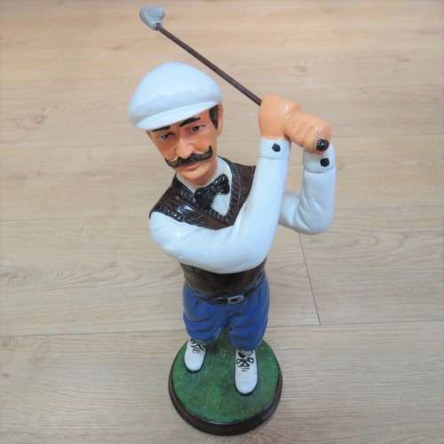Large Golfer polyresin figurine - 40 cm High