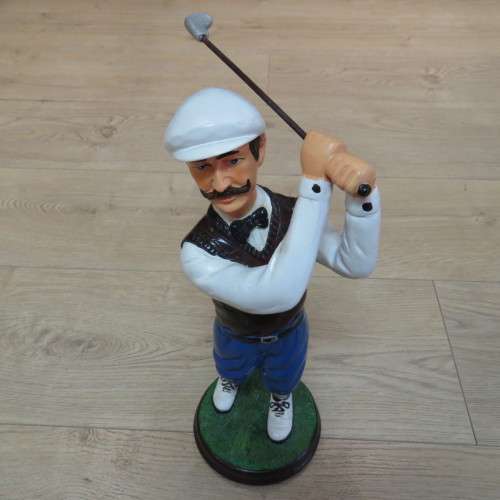 Large Golfer polyresin figurine - 40 cm High