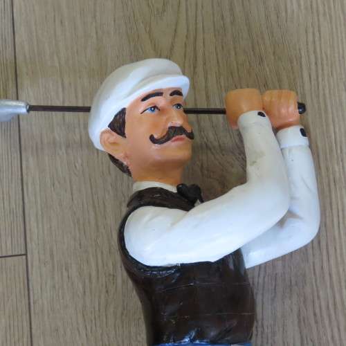 Large Golfer polyresin figurine - 40 cm High