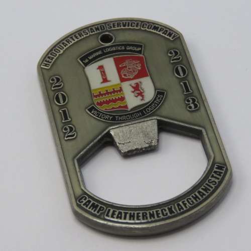 US 1st Marine Logistics group -2012-2013 - Operation Enduring Freedom bottle opener