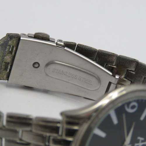Honey Man Quartz watch - Some corrosion on strap - Working