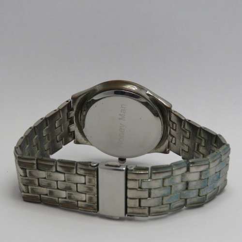 Honey Man Quartz watch - Some corrosion on strap - Working
