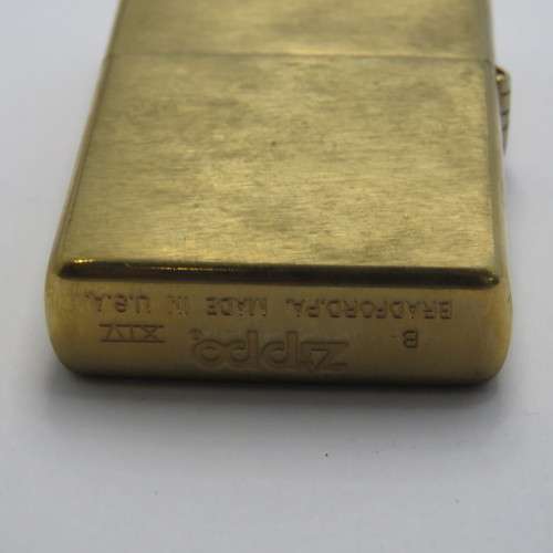 JEEP brass Zippo in tin - Dated 1998