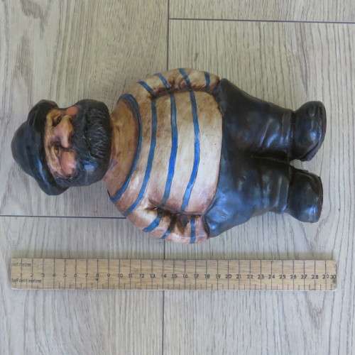 Vintage Captain Haddock look-alike porcelain figurine