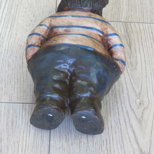 Vintage Captain Haddock look-alike porcelain figurine