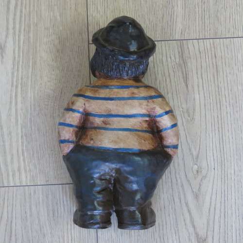 Vintage Captain Haddock look-alike porcelain figurine