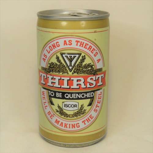 Vintage Iscor Thirst beer can - Collectable