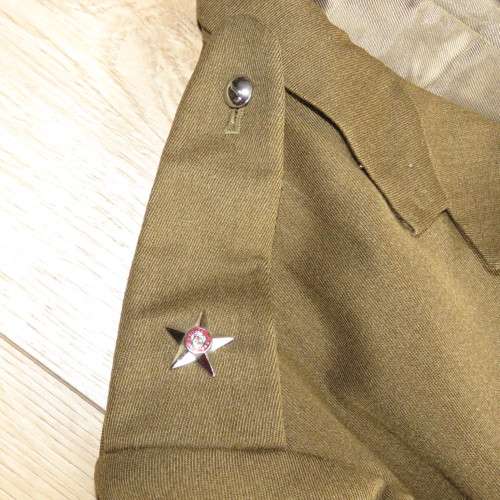 SA Infantry Second Lieutenant tunic with trousers and tie - Sizes in description below