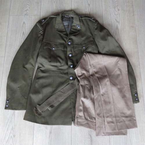SA Infantry Second Lieutenant tunic with trousers and tie - Sizes in description below