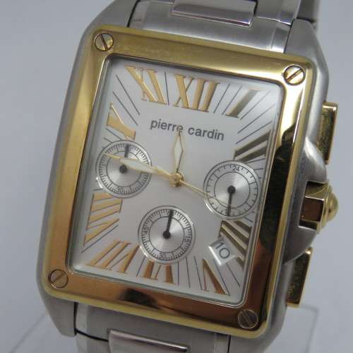 Pierre Cardin Chronograph Quartz mens watch - P45-6350 - Excellent working condition