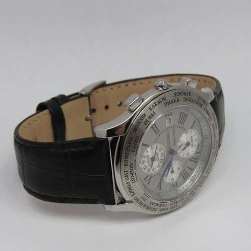 Rare Seiko World Timer Quartz mens watch - 5T82-0AB0 - Excellent working condition