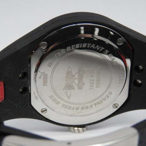 Puma Piston Quartz mens watch with white dial