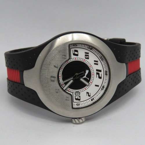 Puma Piston Quartz mens watch with white dial