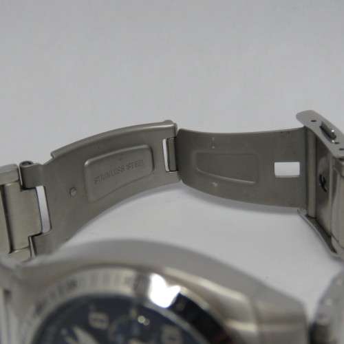 Casio Edifice Chronograph EF-502 mens quartz watch with blue dial