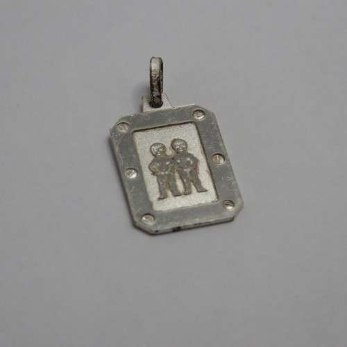 Zodiac sterling silver pendant - Gemini - 1,5 g