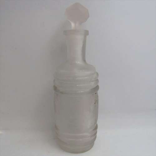 Antique perfume bottle with lid