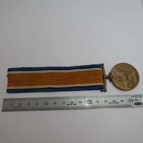 Rare WW1 Bronze War medal issued to 2Q435 Pte. I. Lekarapa of SA Native Labour Corps