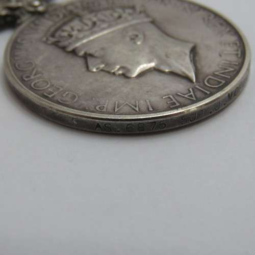 General Service medal Palestine 1945-48 issued to AS.6875 Sergeant J.Mofoka A.P.C