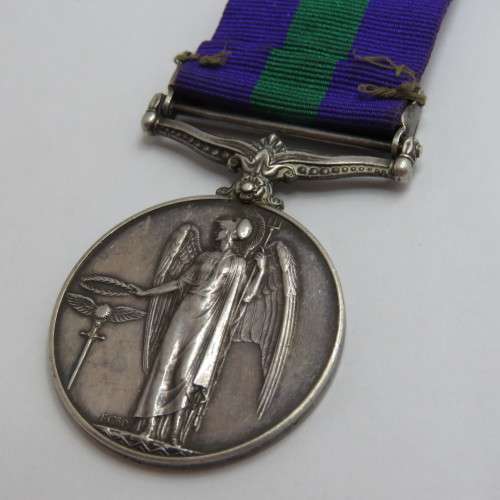 General Service medal Palestine 1945-48 issued to AS.6875 Sergeant J.Mofoka A.P.C