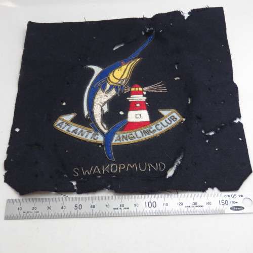 Swakopmund Atlantic Angling club cloth blazer badge