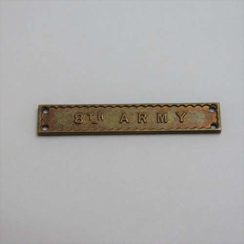 WW2 8th Army medals clasp