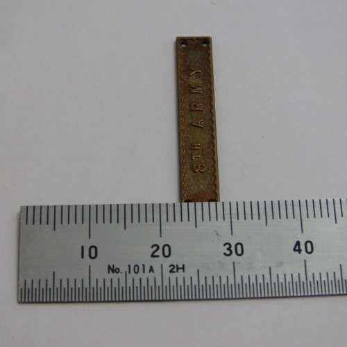 WW2 8th Army medals clasp