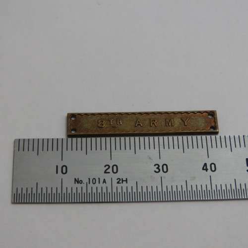WW2 8th Army medals clasp