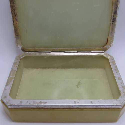 Vintage Italian Alabaster jewellery box - Circa 1950