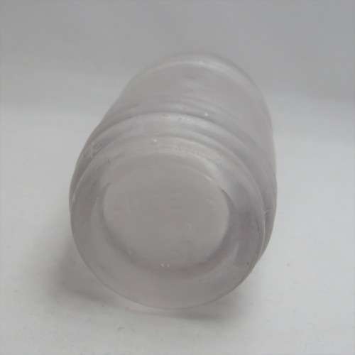 Antique glass perfume bottle with stopper - Luce`s