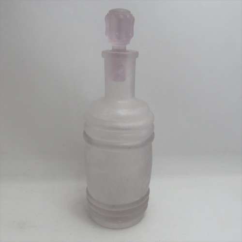 Antique glass perfume bottle with stopper - Luce`s