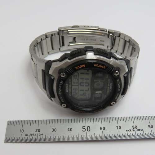 Casio Illuminator world time digital quartz watch