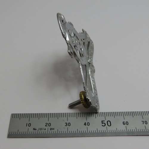 SADF Artillery cap badge - Chromed - Post 1976