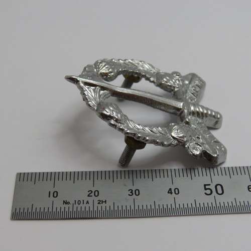 SA Corps of Military Police cap badge - Screw pins #7