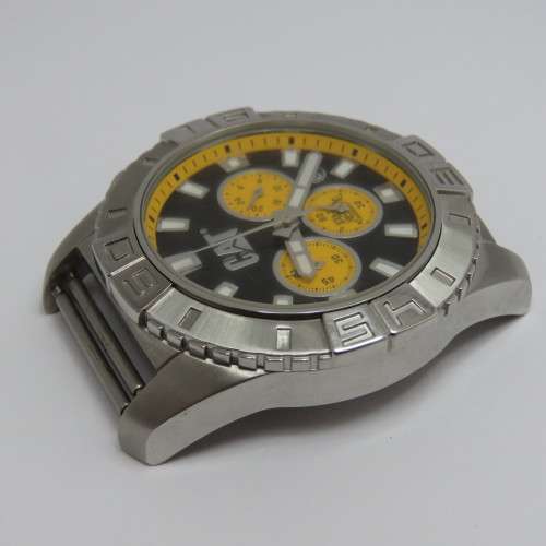 CATerpillar mens quartz chronograph watch - Working - No strap