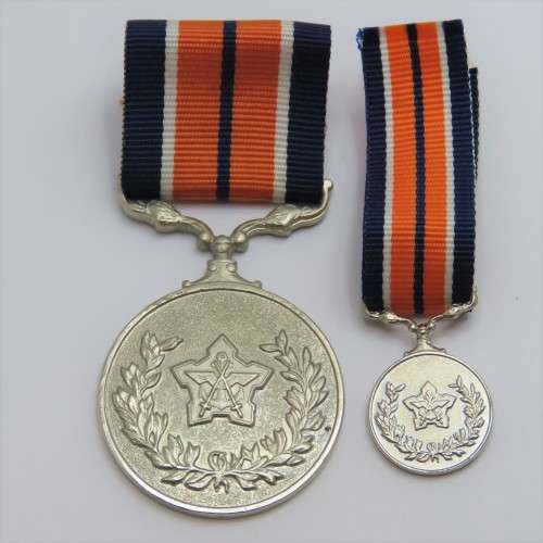 SADF General Service medal and miniature - #026367